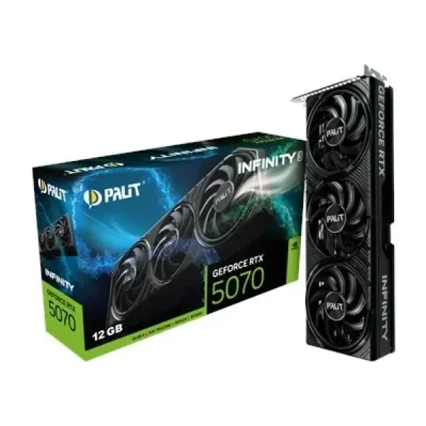 Palit RTX 5070 Infinity 3 NE75070019K9-GB2050S 192 Bit GDDR7 12 GB Ekran Kartı