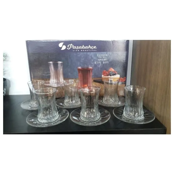 Paşabahçe Elysia 950054 12 Parça 6 Kişilik Çay Seti
