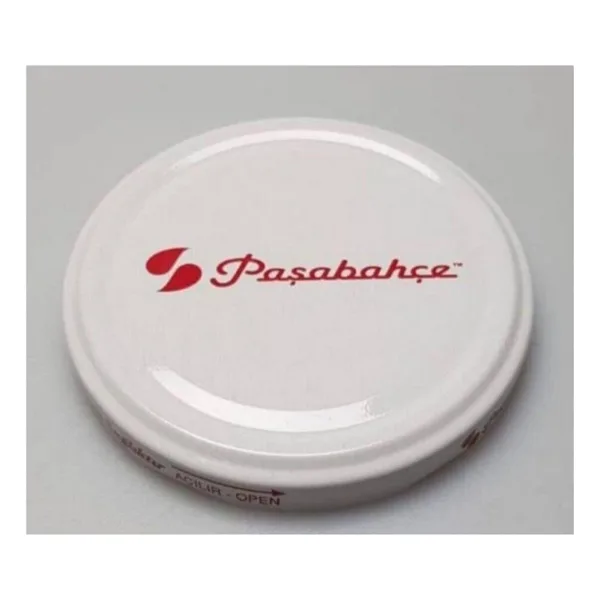 Paşabahçe Kavanoz Kapağı 10 Adet - 100 ml - Beyaz