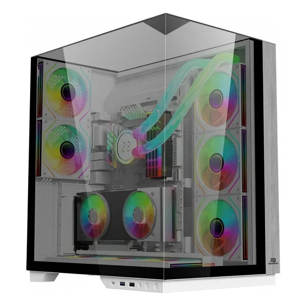 Power Boost Eclipse PB-A100W ARGB Fanlı Beyaz ATX Oyuncu Kasası