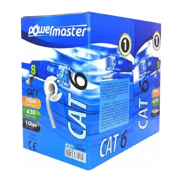 Powermaster Cat6 23 AWG 100 Metre Ethernet Network Kablosu