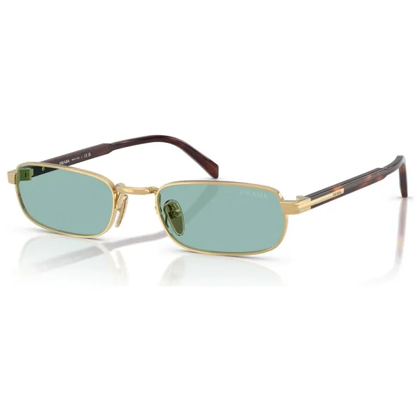 Prada PR B54S 5AK40K Gold-Petrol Green Erkek Güneş Gözlüğü
