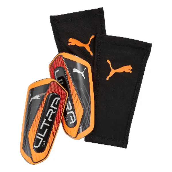 PUMA Üniseks Ultra Flex Sleeve Tekmelik, Siyah Gümüş, XS