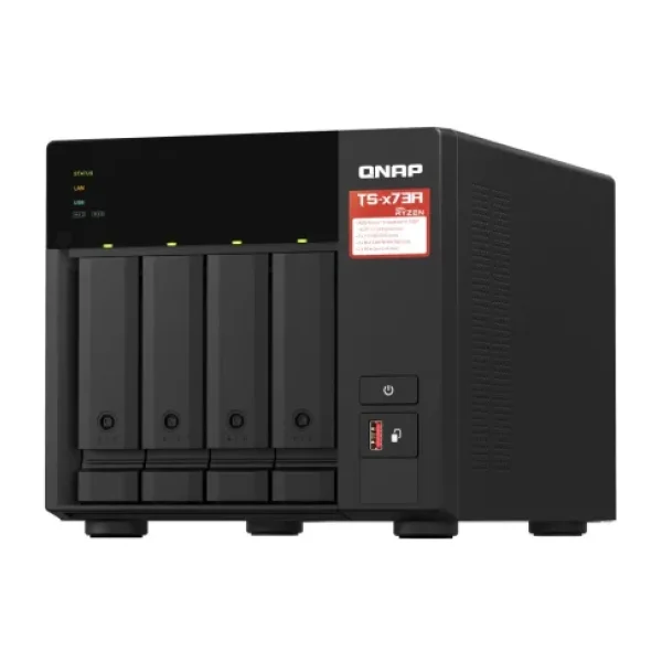Qnap TS-473A 8 GB 6 Yuvalı 250 TB Destekli NAS Depolama Ünitesi