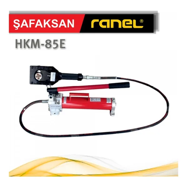 Şafaksan Hkm-85E Hidrolik Hortumlu Kablo Makası İki Kademeli