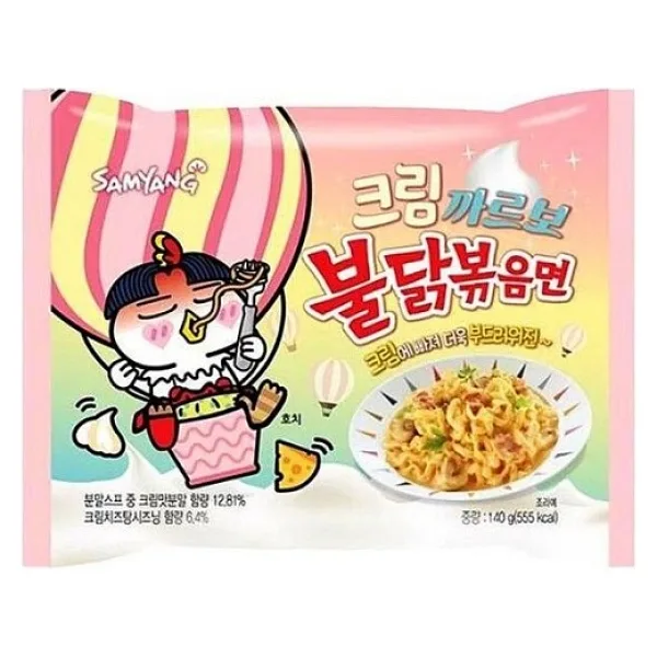 Samyang Buldak Cream Carbonara Hot Chicken Flavor 140 gr