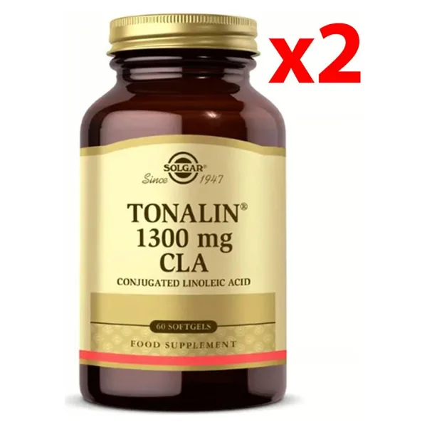 Solgar Tonalin 1300 mg CLA 60 Kapsül 2'li