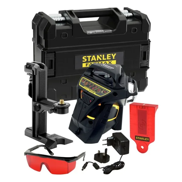 Stanley 3x360 Fatmax Trident Çizgi Lazer - Kırmızı