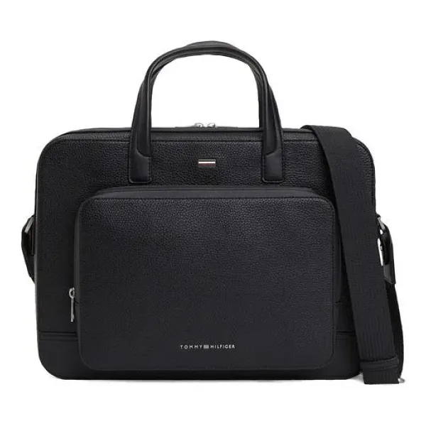 Tommy Hilfiger Siyah Erkek Laptop Çantası TH CENTRAL COMPUTER BAG