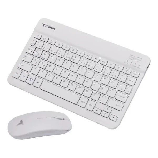 Torima TMK-04 Beyaz TKL Kablosuz Klavye Mouse Seti