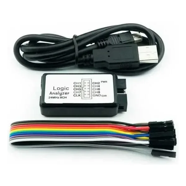 USB 24 MHz 8 Kanal Lojik Analizör - Logic Analyzer