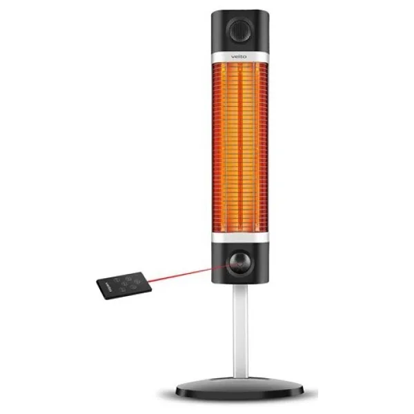 Veito CH1800RE Siyah 1700 W Uzaktan Kumandalı Kule Tipi Karbon Isıtıcı