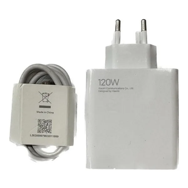 XIAOMI 120W TURBO Max Turbo Şarj Cihazı Aleti 120W - Beyaz