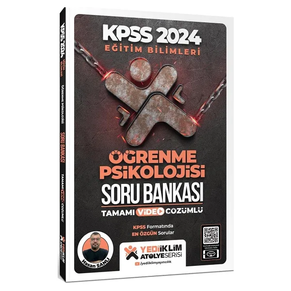 Yediiklim Yayınları 2024 KPSS Eğitim Bilimleri Atölye Serisi Öğrenme Psikolojisi Soru Bankası