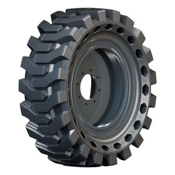 36x14-20 Skid Solid Jantlı Sağ Bobcat Lastiği