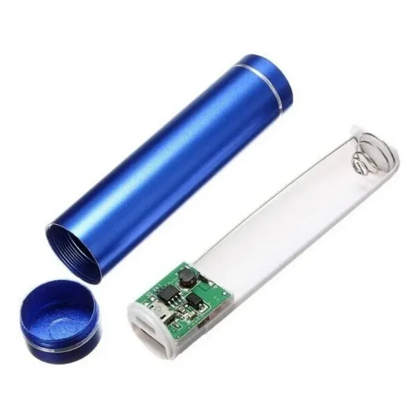 5V 1A 1X18650 Pil Metal DIY PowerBank