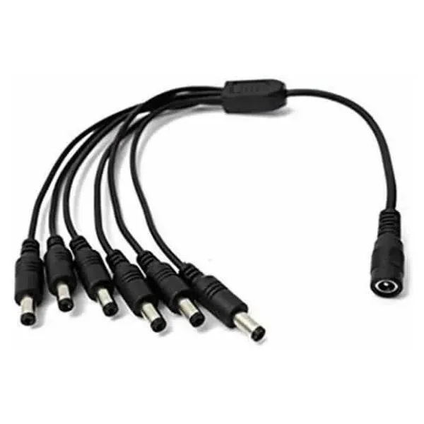 6 Başlı DC Adaptör Çoklayıcı Kablo