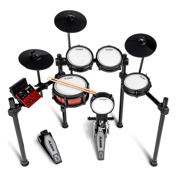Alesis Alesıs Nitro Pro 8 Parça Elektronik Davul Seti - Bluetooth ve Bfd Sesler Dahil - Renk - Çok Renkli