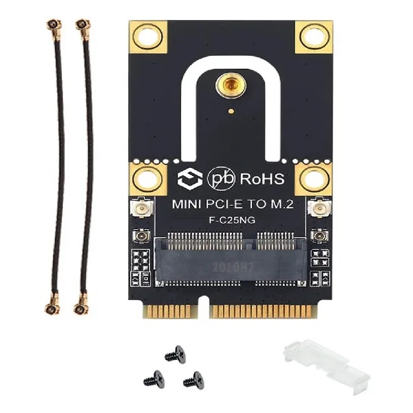 Alfais 5088 Mini Pci-e Express To M.2 Ngff Wifi Wireless Bluetooth Çevirici Dönüştürücü Kart
