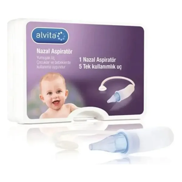 Alvita Nazal Aspiratör 5 Yedek Uçlu