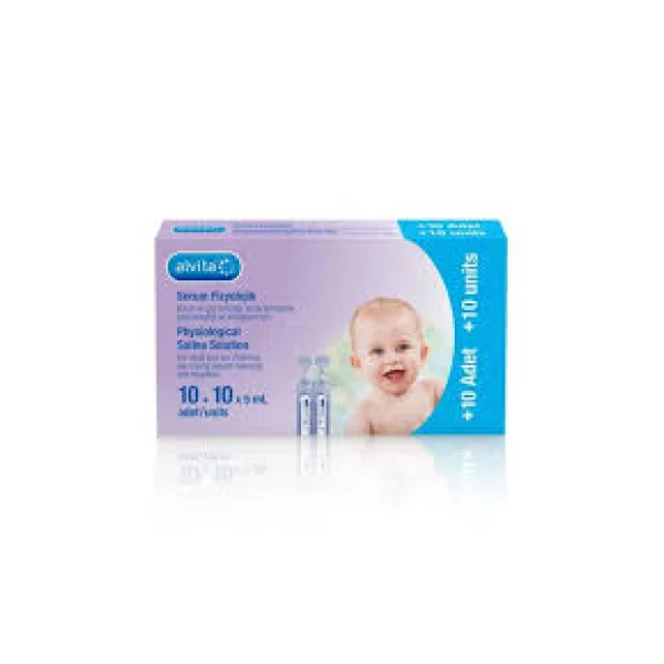 Alvita Serum Fizyolojik 20 Flakon 5 ml