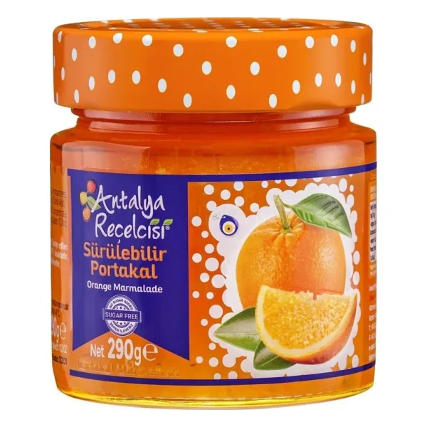Antalya Reçelcisi Sürülebilir Finike Portakal Marmeladı 290 gr