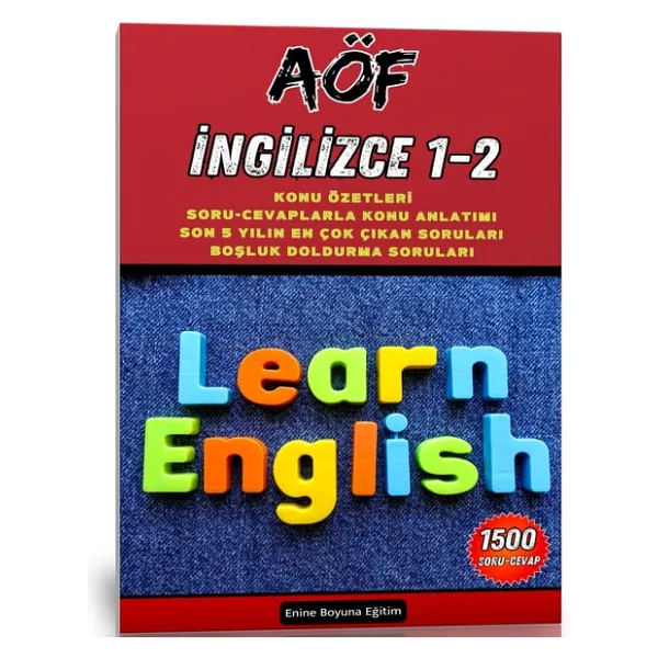Aöf İngilizce 1 - 2 Yardımcı Kitap