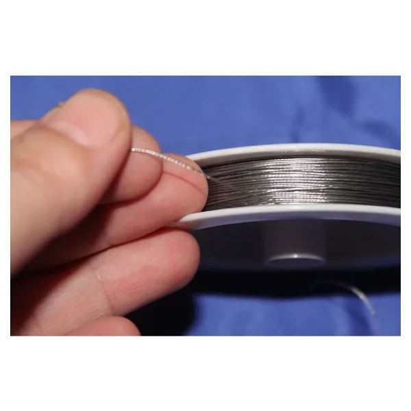 arsin Çelik Tel Misina 0,45 Mm - 50 Metre ( 1 Adet ) ( Takı, Aksesuar, Tesbih , Doğal Taş) Teli