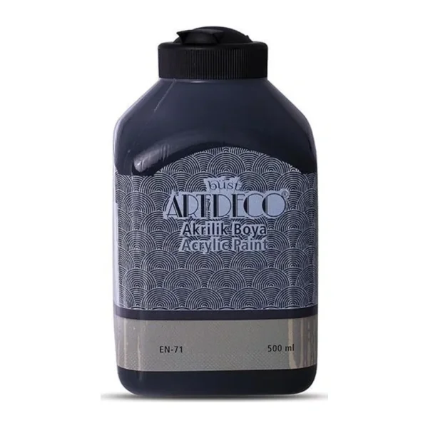 Artdeco 500 ml 3618 Siyah Akrilik Boya