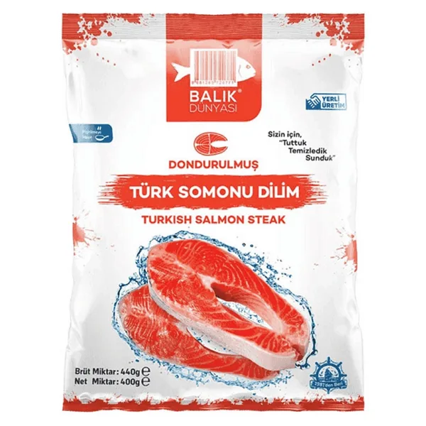 Balık Dünyası 440 gr Dondurulmuş Dilim Somon