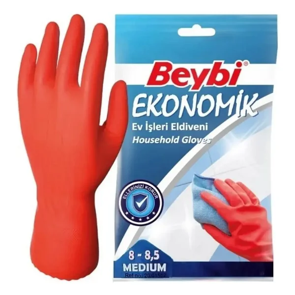 Beybi Ekonomik Bulaşık Eldiveni 8-8,5 Medium
