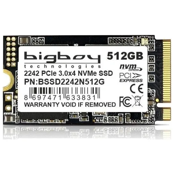 Bigboy 512GB 22x42mm PCIe 3.0 x4 M.2 NVMe Notebook SSD