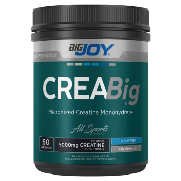 Bigjoy Creabig Toz Kreatin Aromasız 300g 60 Servis