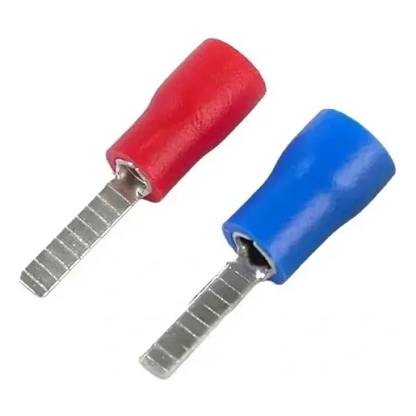 BIK-102 1.5-2.5mm2 Bıçak Tip Kablo Ucu Terminal Mavi 100 Adet
