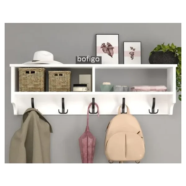 Bofigo Raflı Duvar Askılığı 120 cm
