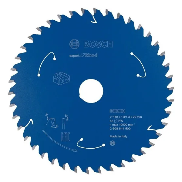 Bosch Expert 140x20 42 Diş Akülü Makineler Için Ahşap Testere Bıçağı 2608644500