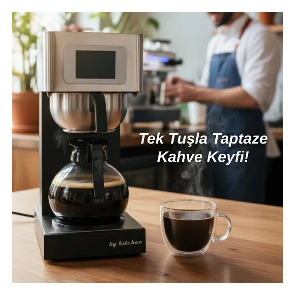 By Kitchen Dijital Filtre Kahve Makinesi