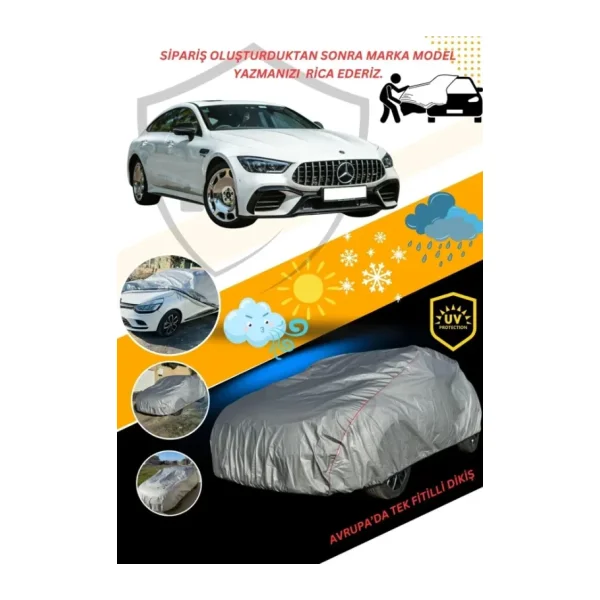 Car Guard Tüm Sedan Araçlar ile Uyumlu ile Uyumlu Lüks Araba Brandası Miflonlu Branda Oto Çadır Örtü