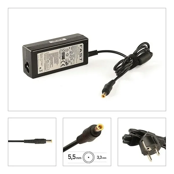 CMADP075 19V 3.16A 5.5*3.3mm Samsung Notebook Adaptör