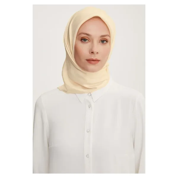 Düz Boyalı % 100 Sura İpek Eşarp 0010d