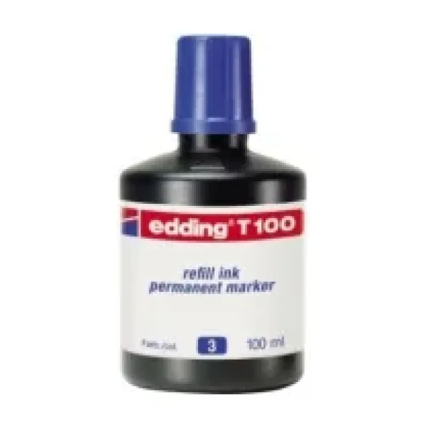 Edding T100 Permanent Mavi Mürekkep