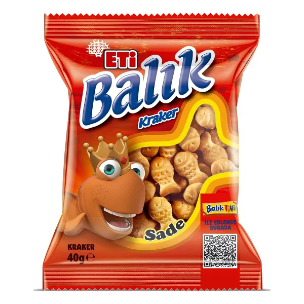 Eti 40 gr 16'lı Paket Balık Kraker