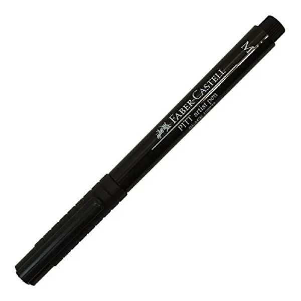 Faber-Castell Pitt Artist Pen, Çizgi Kalınlığı M, Renk 199, Siyah