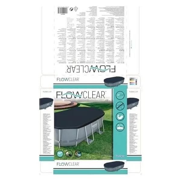 Flowclear Pvc Branda, Gri, Power Steel Havuz Için - Option-1 - Adaçayı Yeşili