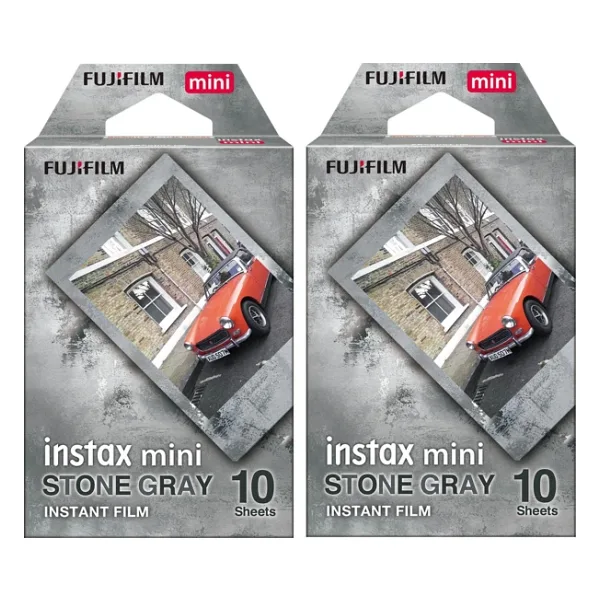 Fujifilm Instax Mini Stone Gray 10x2 Film Seti