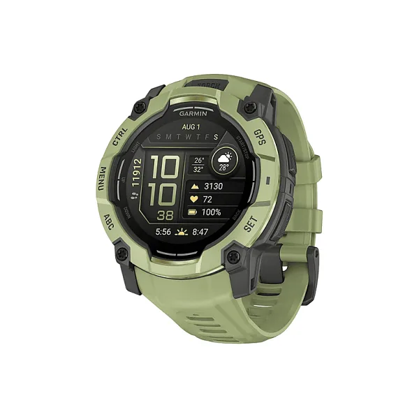 Garmin Instinct 3 50mm Amoled Yeşil Akıllı Saat