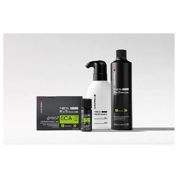 Goldwell Men Reshade 5ca Koyu Kahve Açık Kahve Erkeklere Özel Köpük Saç Boyası 4x20ml Losyon 250 Ml