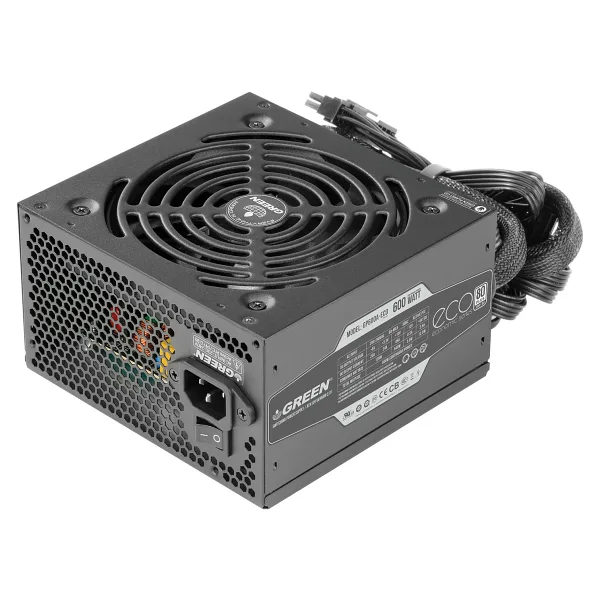 Green GP600A-ECO Rev3.1 600 W Power Supply
