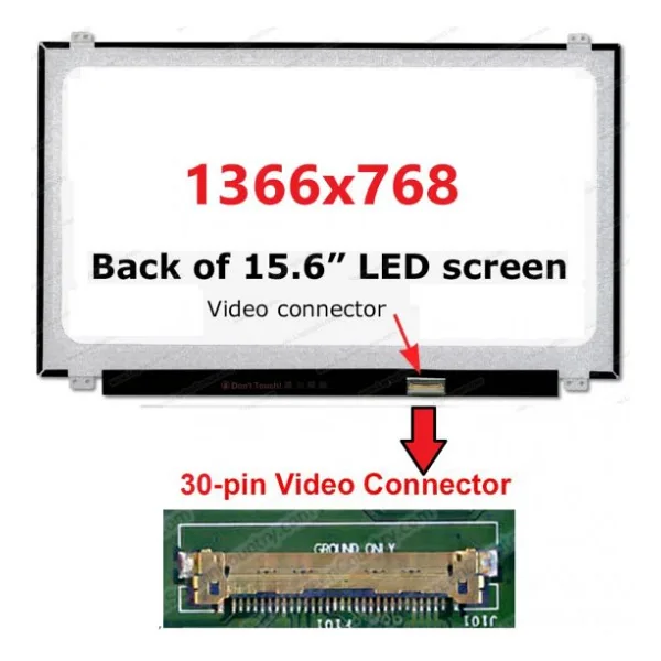 Hp 250 G7 Ekran 15.6 Slim 30 pin Ekran