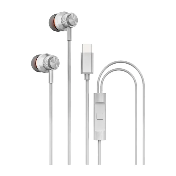 Hytech HY-XBK56 Beyaz Type-C Kablolu Kulak İçi Kulaklık